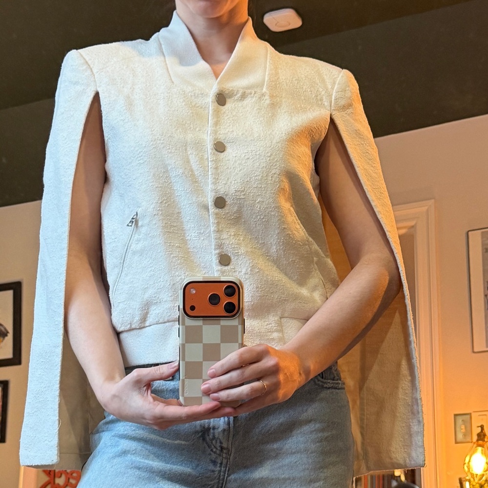 BCBG cape jacket